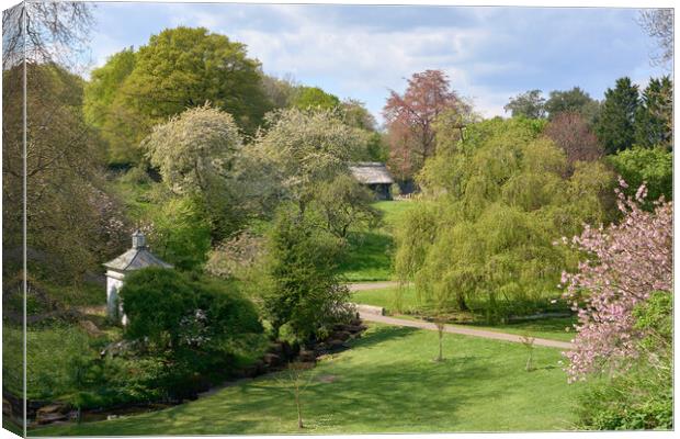 Castle Gardens, St Fagans Canvas Print by Richard Downs