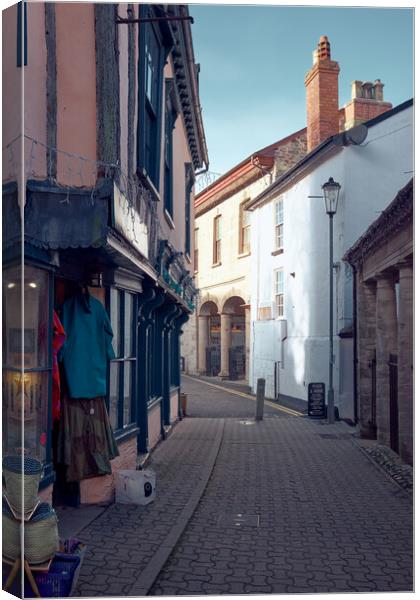 Hay on Wye, Market Town Canvas Print by Richard Downs