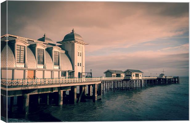  Penarth Pier, South Wales Canvas Print by Richard Downs