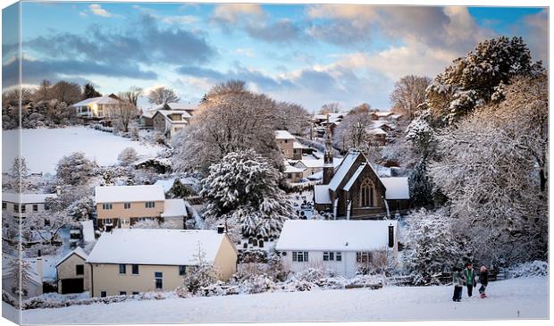 Christmas in South Wales Canvas Print by Richard Downs