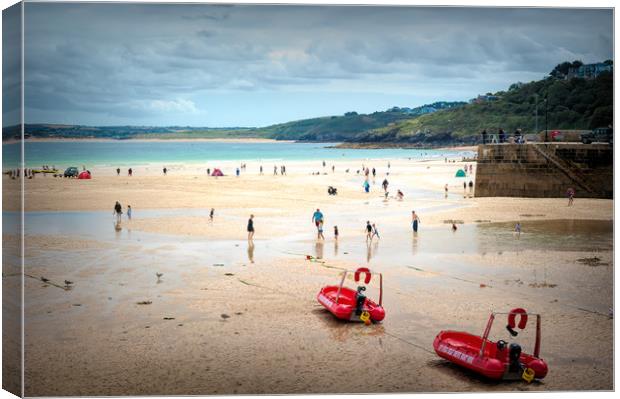 St Ives, Cornwall Canvas Print by Richard Downs