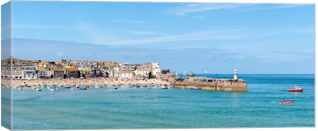 St Ives Midsummer Canvas Print by Richard Downs