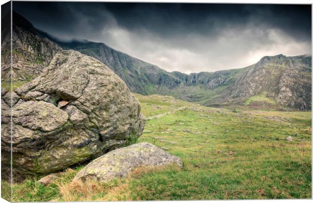 Snowdonia Wales Journey of Mountains Canvas Print by John Williams