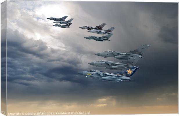 Tornado's Last Flight Canvas Print by David Stanforth