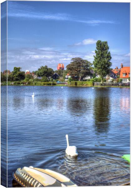 House in the Clouds - Thorpeness Canvas Print by David Stanforth