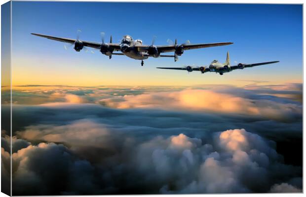 WW11 Comrades in Arms Canvas Print by David Stanforth