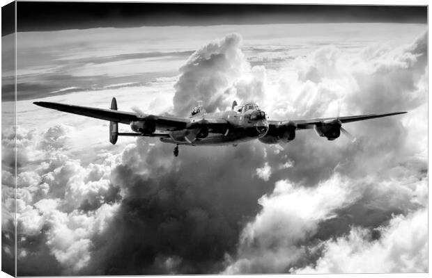 Lone Lancaster  Canvas Print by David Stanforth