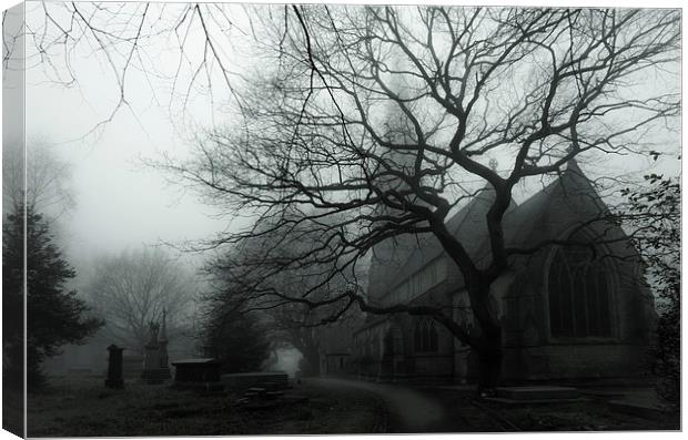  A Spiral in the Mist Canvas Print by Paul Husband