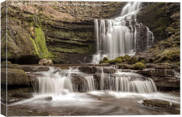 Scaleber Force Waterfall Canvas Print by MICHAEL YATES