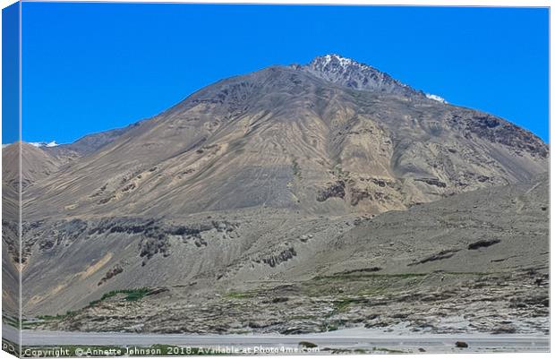 Pamir Mountains in the Wakhan Valley #13 Canvas Print by Annette Johnson