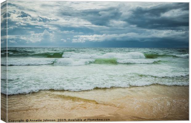 The storm is here Canvas Print by Annette Johnson