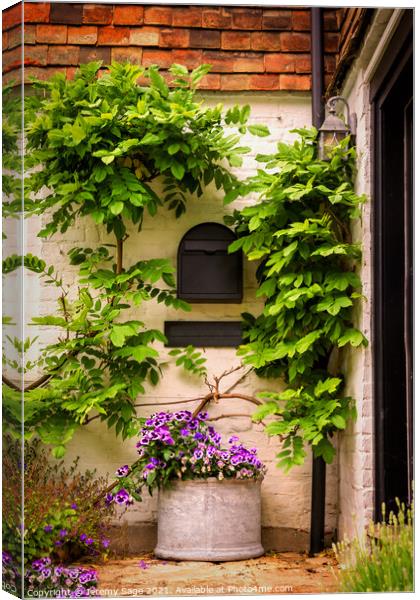 Cottage Charm Canvas Print by Jeremy Sage