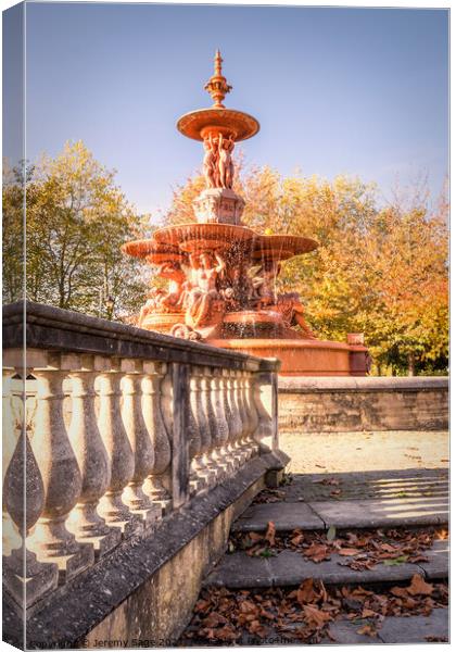 The Majestic Hubert Fountain: A Treasured Landmark Canvas Print by Jeremy Sage