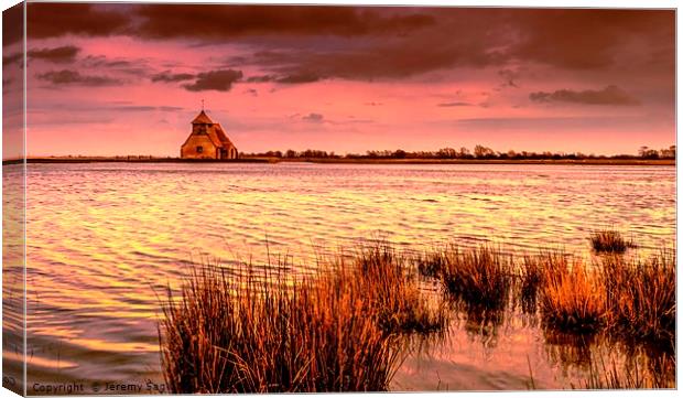 The Resilience of Fairfield Church Canvas Print by Jeremy Sage