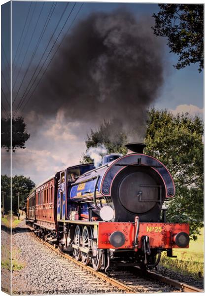 Steaming through Kent Canvas Print by Jeremy Sage
