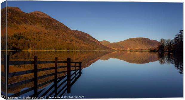Buttermere Canvas Print by phil pace