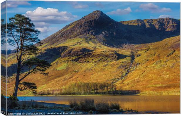 High Stile at Buttermere Canvas Print by phil pace