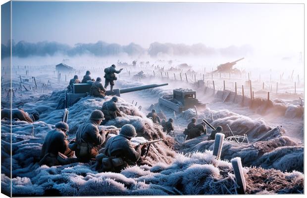 A Frosty Start  Canvas Print by phil pace