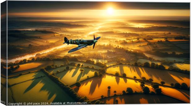 Dawn of Resilience Canvas Print by phil pace