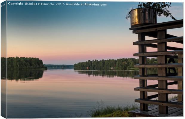 View To The River Canvas Print by Jukka Heinovirta