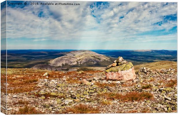 Pile Of Rocks Canvas Print by Jukka Heinovirta