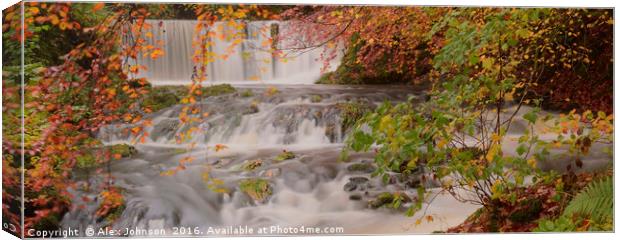 Stockghyll Force Canvas Print by Alex Johnson