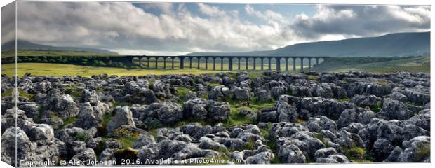 ribblehead viaduct Canvas Print by Alex Johnson