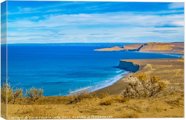 Seascape View from Punta del Marquez Viewpoint, Ch Canvas Print by Daniel Ferreira-Leite