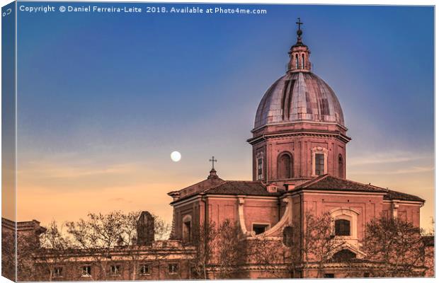 San Giovanni Battista dei Fiorentini Church, Rome, Canvas Print by Daniel Ferreira-Leite