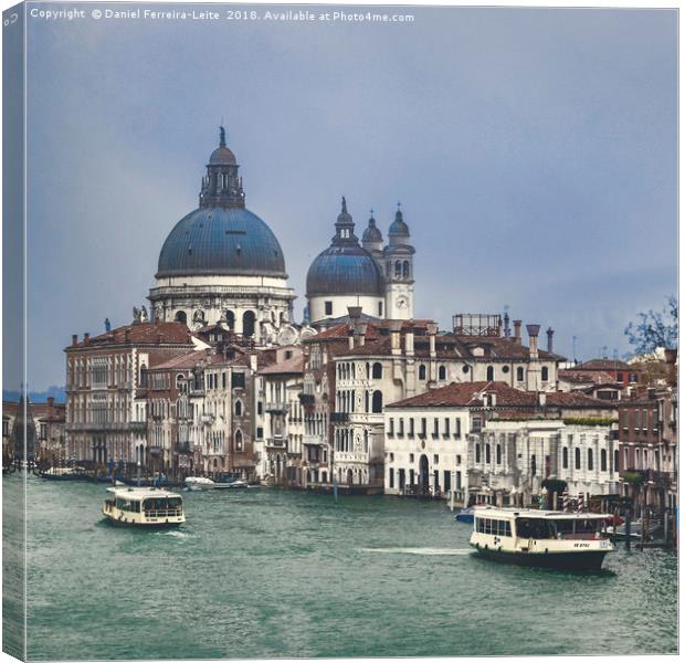 Venice Grand Canal, Italy Canvas Print by Daniel Ferreira-Leite