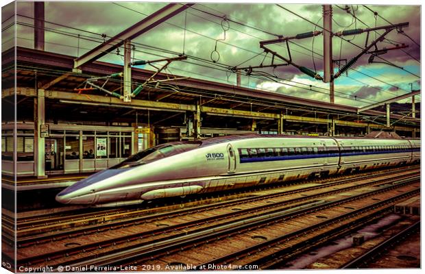 Fast Speed Train, Osaka, Japan Canvas Print by Daniel Ferreira-Leite