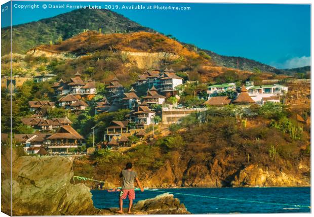 Taganga Landscape and Architecture Canvas Print by Daniel Ferreira-Leite