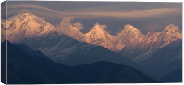 Outdoor mountain Canvas Print by NITYANANDA MUKHERJEE