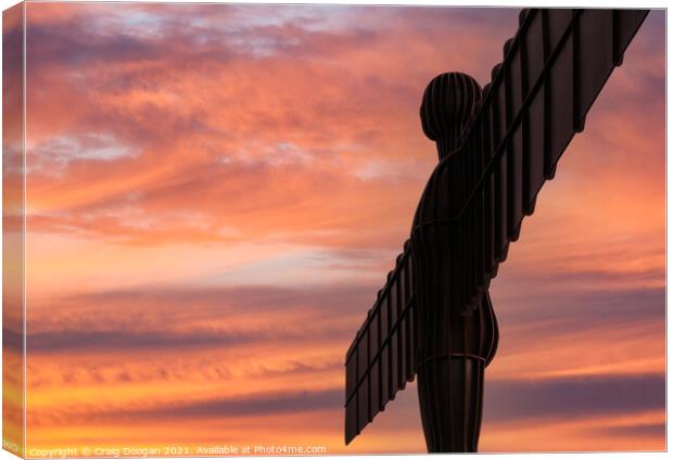 Angel of the North Canvas Print by Craig Doogan