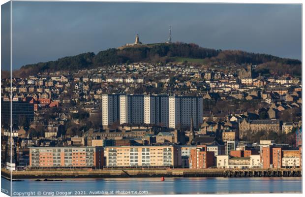 Dundee City View Canvas Print by Craig Doogan
