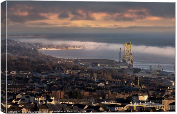 Dundee & Broughty Ferry Canvas Print by Craig Doogan