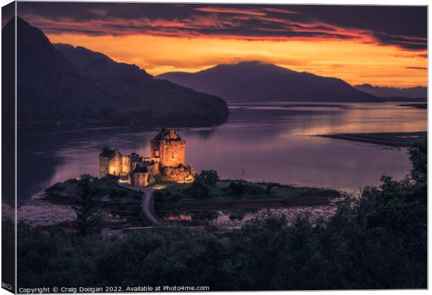 Eilean Donan Castle - Scotland Canvas Print by Craig Doogan