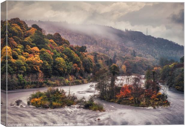 Autumn in Dunkeld Canvas Print by Craig Doogan