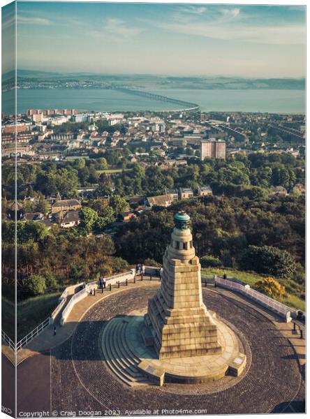 Dundee Law & Tay Bridge Canvas Print by Craig Doogan