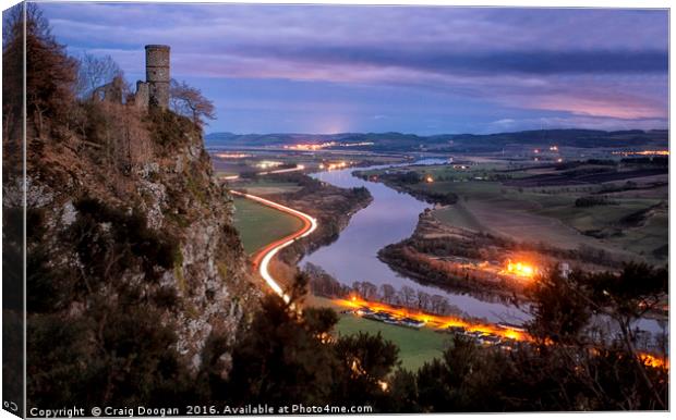 Kinnoull Tower Canvas Print by Craig Doogan