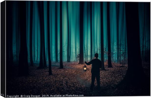 Into the Woods Canvas Print by Craig Doogan