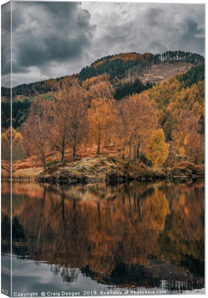 Loch Tummel Reflections - Scotland Canvas Print by Craig Doogan