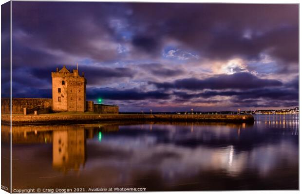 Broughty Ferry Castle Canvas Print by Craig Doogan