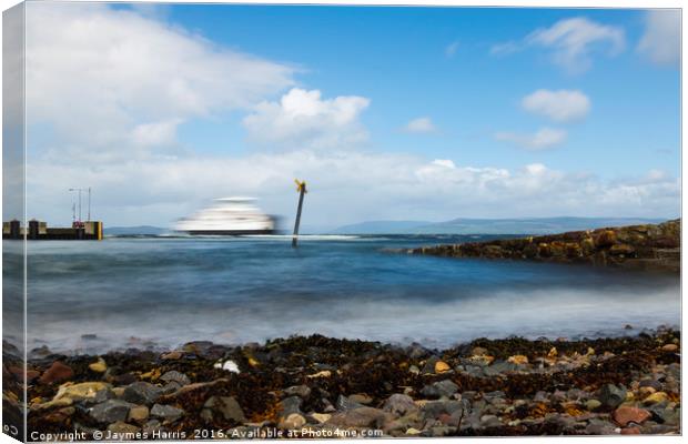 Ferry to Cumbrae Canvas Print by Jaymes Harris