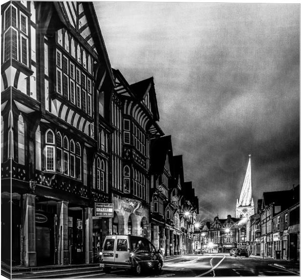 Knifesmithgate, Chesterfield Canvas Print by Pete Biggin