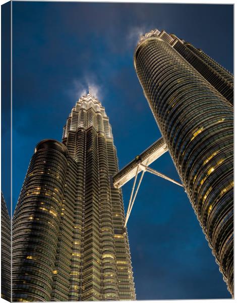 Petronas Towers Canvas Print by Peter Walmsley