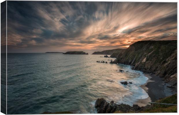 Marloes Sands Canvas Print by Chris Sweet