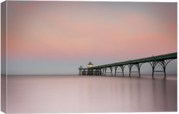 Minimalist Pier Canvas Print by Chris Sweet