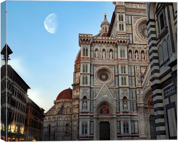 The duomo Firenze Canvas Print by paul ratcliffe