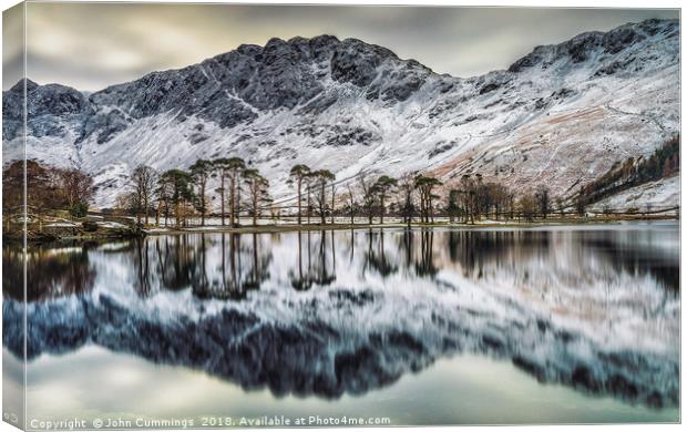 The Buttermere Pines Canvas Print by John Cummings